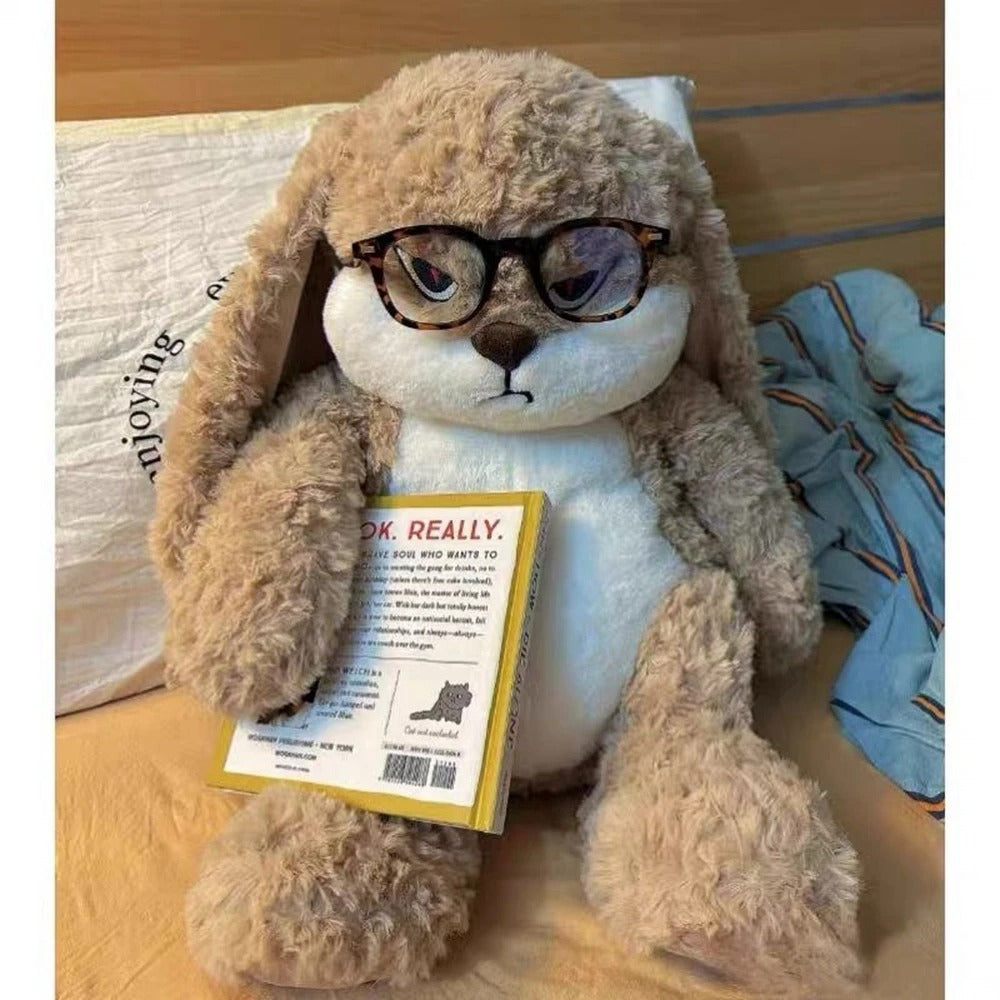 Grumpy Bunny Plush – The Sassiest, Softest Cuddle Buddy 🐰💢❤️