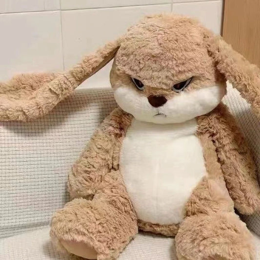 Grumpy Bunny Plush – The Sassiest, Softest Cuddle Buddy 🐰💢❤️
